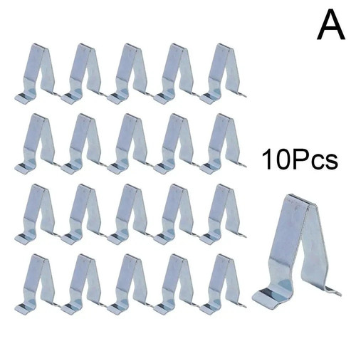 10x metall befestigung clips - 10x,