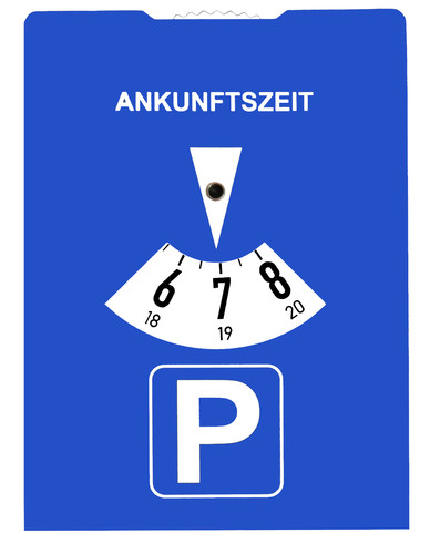 Parkscheibe stvo konform - parkscheibe, stvo-konform
