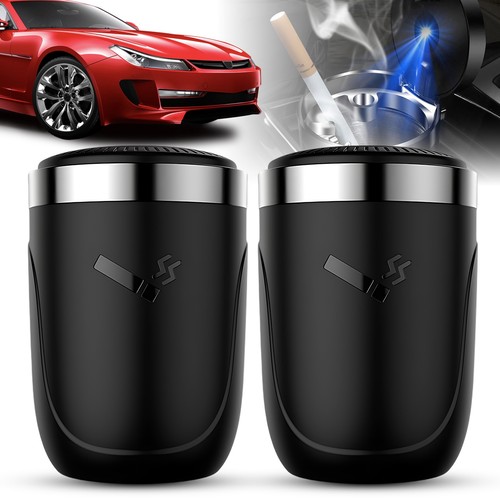 Auto aschenbecher mit led - 2x,